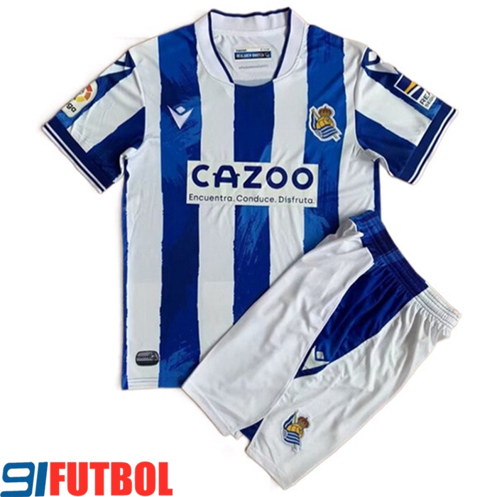 Nueva Camisetas De Futbol Real Sociedad Ninos Primera 2022/2023
