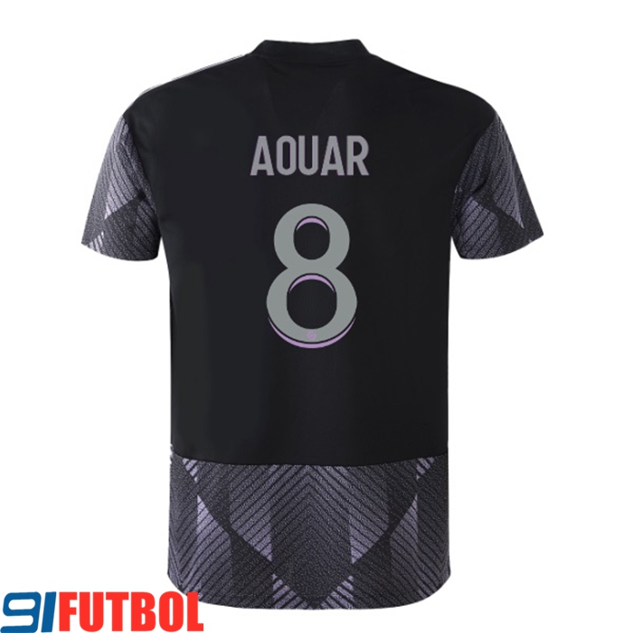 Camisetas De Futbol Lyon (AOUAR #8) 2022/2023 Tercera