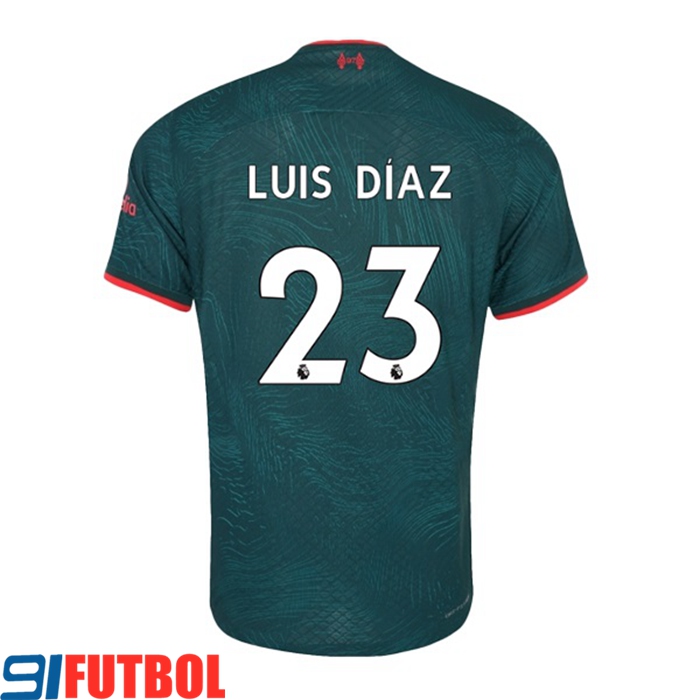 Donde Comprar Camisetas De Futbol Liverpool (LUIS DIAZ 23) 2022/2023 Tercera