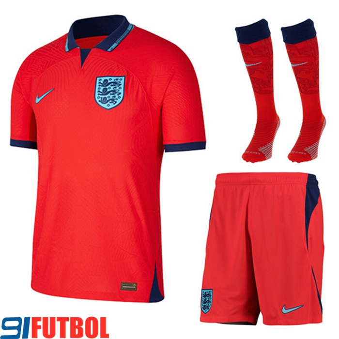 Camisetas De Futbol Inglaterra Segunda (Cortos + Pantalones) 2022/2023