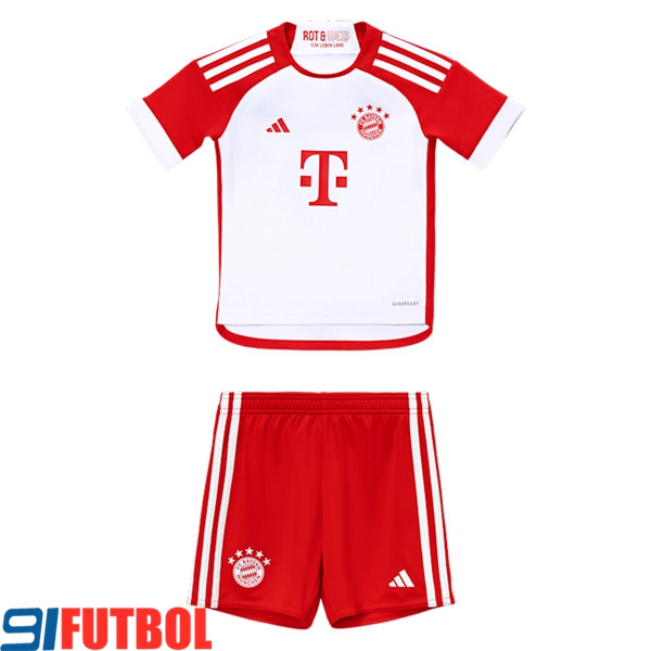 Camisetas De Futbol Bayern Munich Ninos Primera 2023/2024