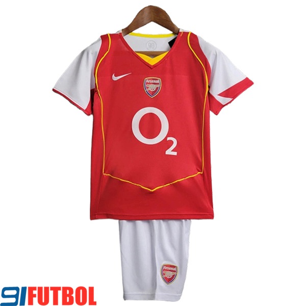 Camisetas De Futbol Arsenal Retro Ninos Primera 2004/2005