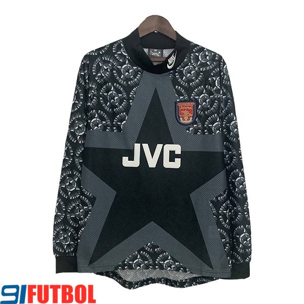 Camisetas De Futbol Arsenal Retro Portero Gris 1994/1995